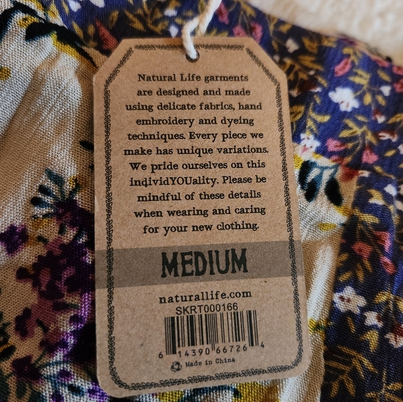 NWT Natural Life Valentina maxi skirt. Boho - Picture 3 of 5